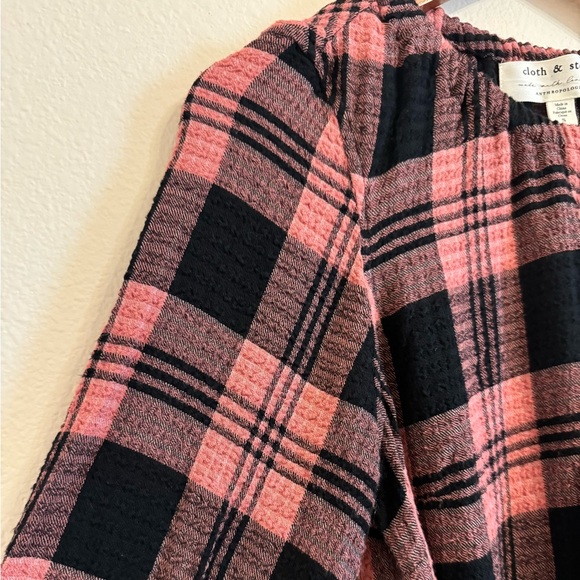 Anthropologie Cloth & Stone Daia Plaid Dress - Picture 8 of 16